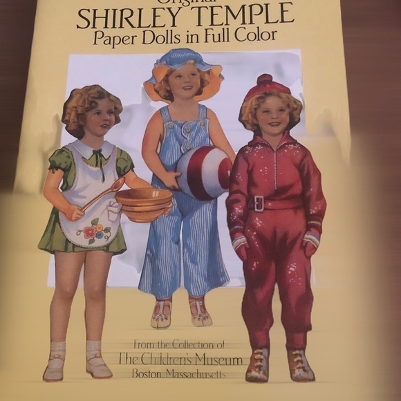 Original Shirley Temple Paper Dolls In Full Color Doll Clothing Collector Dream - Picture 5 of 9